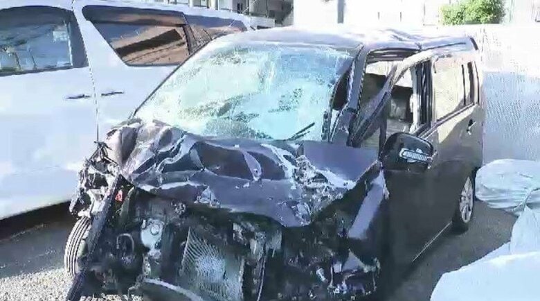 交差点で普通乗用車と軽乗用車が衝突　子供含む6人を搬送　女子大学生が死亡　福岡市｜FNNプライムオンライン