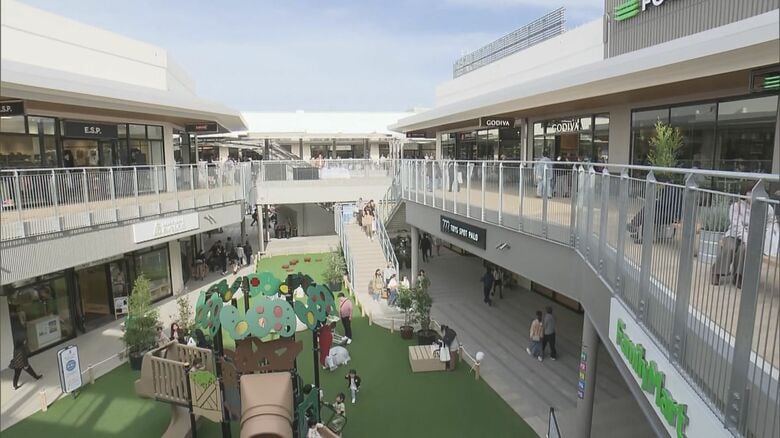 飲食店含む114店舗はペット同伴可…『三井アウトレットパーク岡崎』開業 保育士が常駐する「スキッズガーデン」も｜FNNプライムオンライン