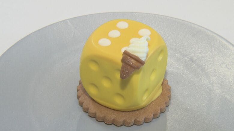 店主は実力派バリスタ…「見た目のインパクトにこだわった」映え度MAXのケーキたち ほぼサイコロからほぼ果物まで|FNNプライムオンライン