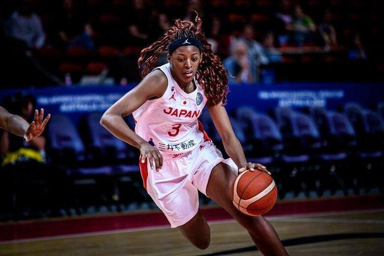 日本に良いリズムをもたらした馬瓜ステファニー選手(C)FIBA