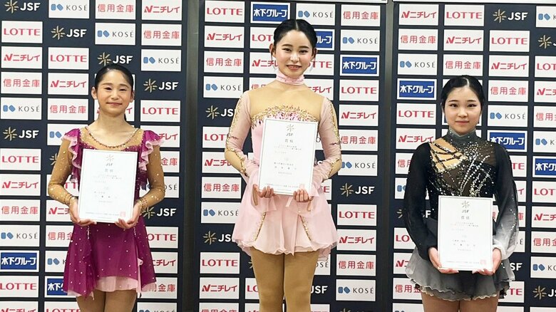 東北・北海道選手権ジュニア女子表彰台