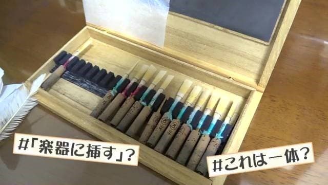 早朝から手作り！オーボエ必需品の“リード”