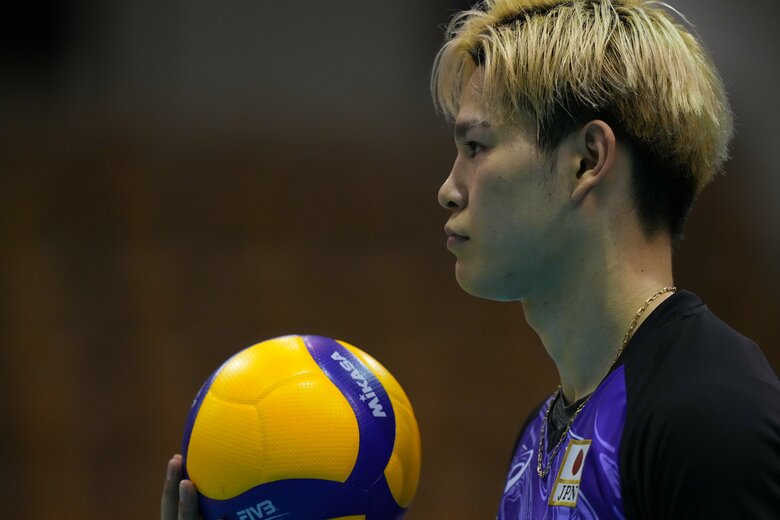 男子日本代表 西田有志（オポジット）