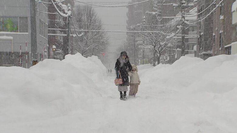 車道を歩くことを余儀なくされる