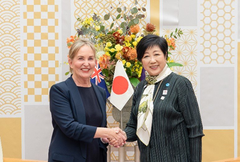 東京都と豪・クイーンズランド州との協定締結式　提供：東京都
