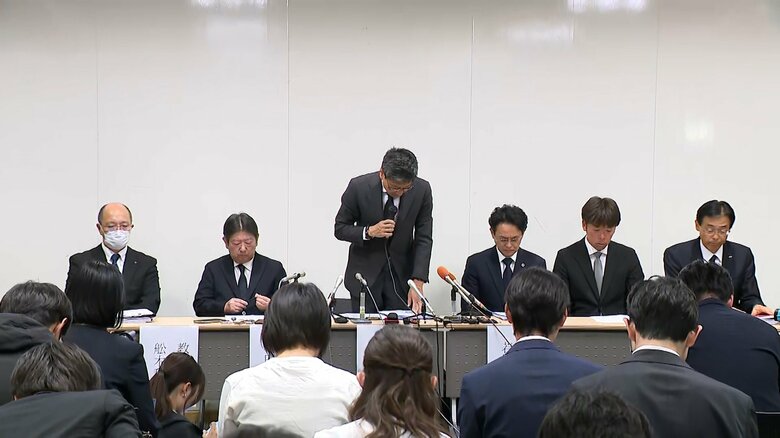 10日午後6時半過ぎから北越高校が2回目の記者会見を開いた