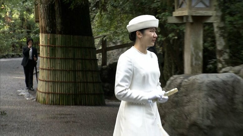 伊勢神宮の内宮を参拝された　3月26日