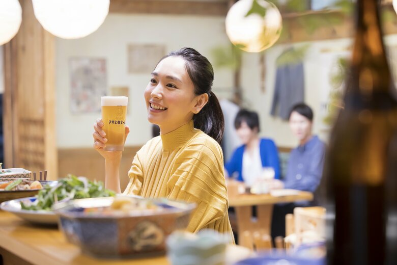 大将のギャグににっこり