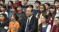 ノーベル化学賞の北川進さんがストックホルムの日本人補習学校で講演「興味持つことを突き進めることが一番大事」