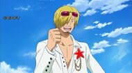 ONE PIECE 麦わらの一味 サンジ「手洗い・睡眠を」
