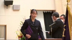 吉田雪乃選手 盛岡工を卒業 スピードスケート500m3冠<岩手・盛岡市>