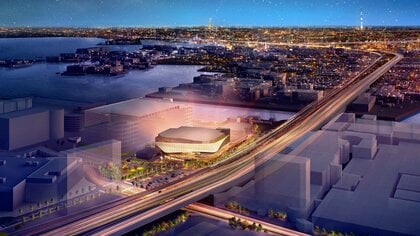 JR南船橋駅前に1万人収容のアリーナ2024年春に開業…千葉ジェッツの新本拠地に