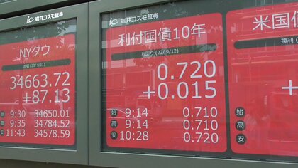 長期金利0．72％に　9年8カ月ぶり高水準を連日更新