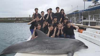 イルカと吹奏楽部がコラボ　「鬼滅の刃」テーマ曲にあわせ大ジャンプ【大分発】