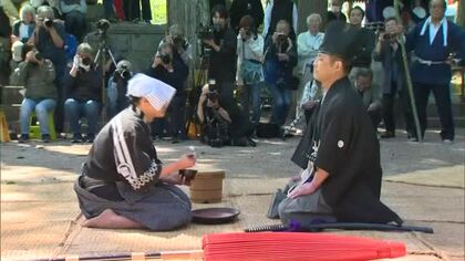 ”殿様が笑うとその年は不作”　鏡野町の神社で五穀豊穣祈る「お田植祭」【岡山】