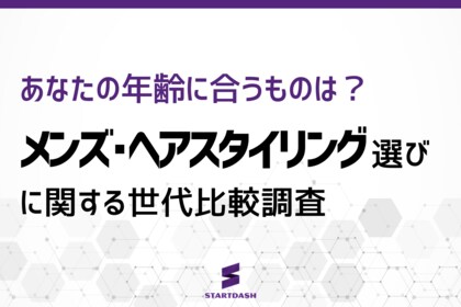 【メンズヘアスタイリング調査】全世代で「購入率トップ」のブランドは？Z世代と氷河期世代で“好み”の傾向に違いも
