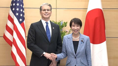 アメリカ財務長官「日本経済が為替に反映へ」　高市総理・片山財務大臣と会談