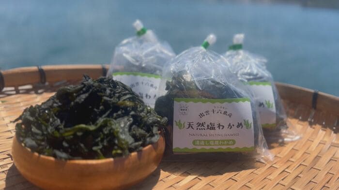「出雲十六島産 天然塩わかめ」