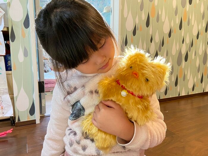 「謎の生物ちゃん」と娘さん