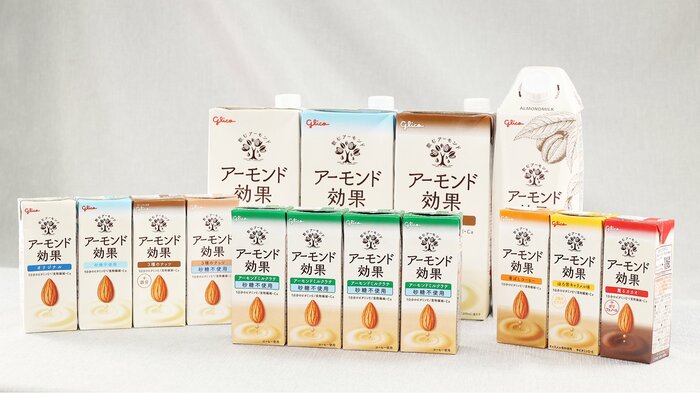 「アーモンド効果®」シリーズのラインアップ