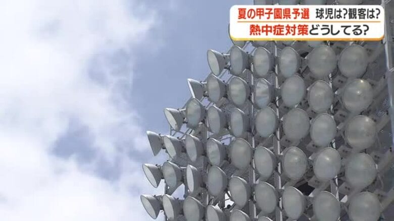 熱中症対策どうしてる？　夏の甲子園県予選　球児は？観客は？｜FNNプライムオンライン