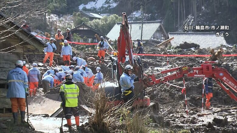 「早く顔を見たい…」安否不明の男性の発見に至らず　未だ19人が安否不明…捜索続く　あすで能登半島地震から1ヵ月｜FNNプライムオンライン