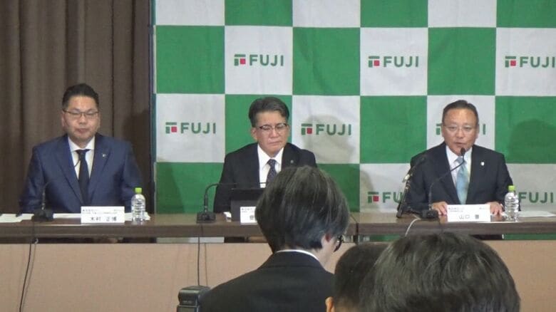 スーパー「フジ」　今年度中間決算を発表　前年同時期に比べ利益半減　「消費者の節約志向が高まっている」｜FNNプライムオンライン