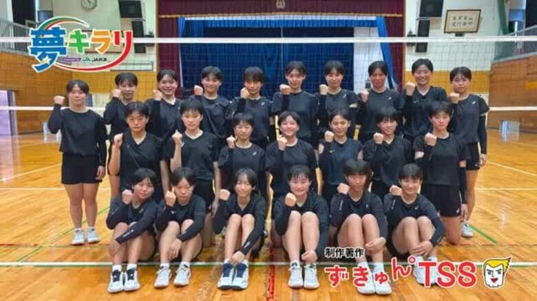 【バレー】「謙虚にバレーをしなさい」仲間をいかすトスの大切さを継続する中3セッター里見梨紗さん｜FNNプライムオンライン