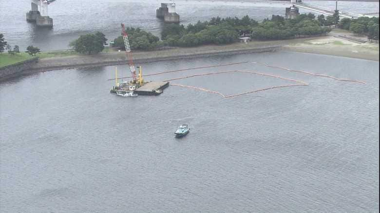 海中スクリーンの様子