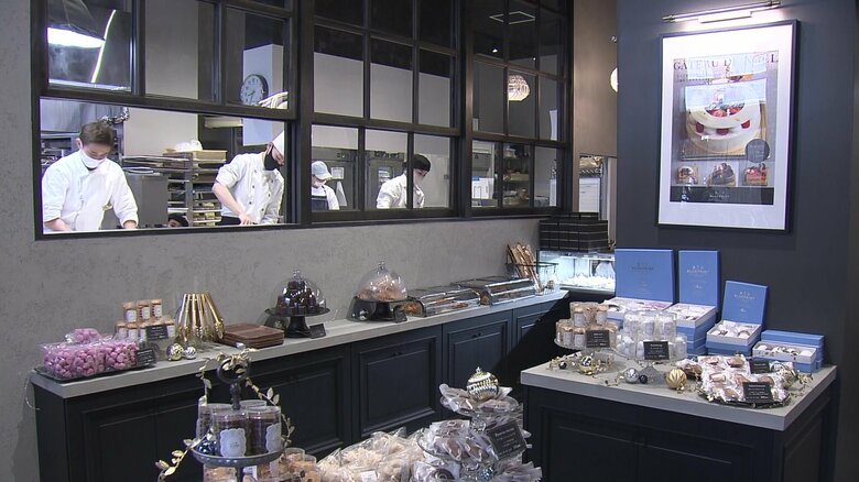 作り手の顔が見えるオープンキッチン