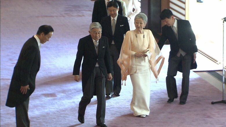 2014年12月 上皇さま81歳の誕生日 茶会の儀（皇居・宮殿）