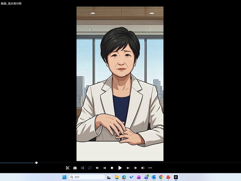 狙い通りの表情・動きにならないことも