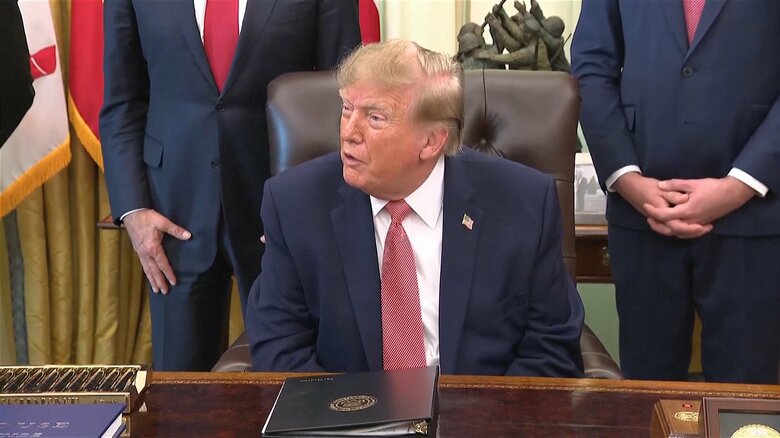 プーチン大統領と協議「解放するよう求めた」トランプ大統領