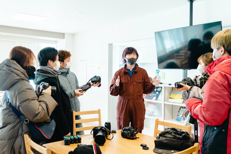 「写真の町」東川町で「写真に見える自分」を考える（撮影：清水エリ）