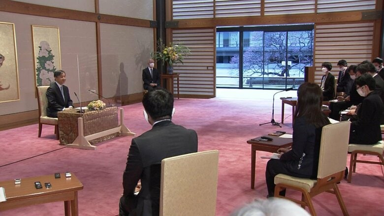 記者会見の様子（2月21日）