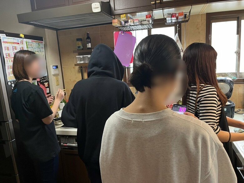 シェアハウスでの生活の様子