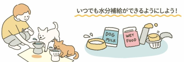 水分補給も大切