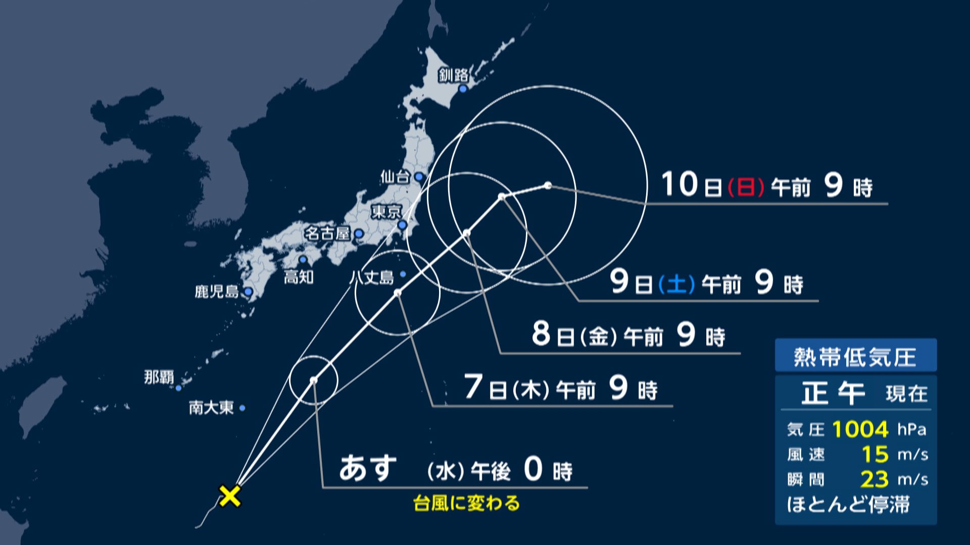 台風13号発生へ 関東直撃か “警報級”大雨の可能性も(FNNプライムオンライン) - goo ニュース