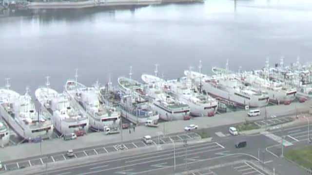 気仙沼に停泊中の富山の漁船6隻、乗組員全員の無事を確認　三陸沖地震で津波警報も被害なし