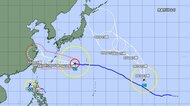 【台風情報】台風15号発生　トリプル台風に　「大型」の勢力も暴風域なし　9日から10日に日本へ接近