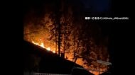 「山が燃えている」埼玉・横瀬町で山林火災　1時間半後に鎮火　けが人なし