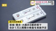 新型コロナ感染確認へ…「抗体検査 協力依頼」発送開始 宮城県内は8市町3000人が対象