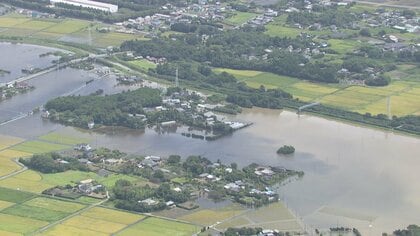 「綺麗になるといいな」千葉豪雨から2日　夏休み中の子ども達が道路のゴミ片付け　広範囲で冠水被害の大網白里市