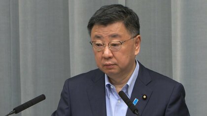 松野長官「中国は国際的な動きに逆行」　処理水への“対抗措置”全面的な放射線検査に「強い懸念」