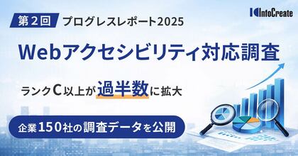 【国内主要企業150社のWebアクセシビリティ対応を調査】「C以上」が過半数に拡大！第2回レポートで見えた進展と課題