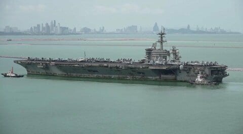 米空母「リンカーン」8カ月の中東派遣からタイ寄港　連続洋上任務の最長記録で乗組員の精神衛生面に懸念　パタヤで休養へ