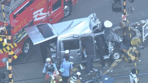 JR高山線の踏切で軽自動車と普通列車が衝突　73歳女性死亡　岐阜・坂祝町