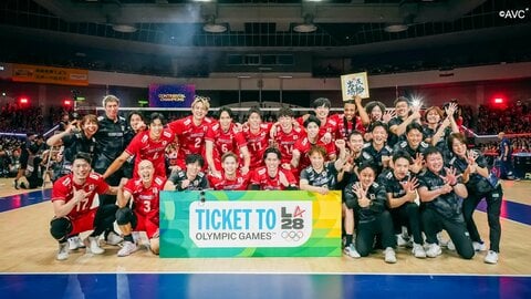 アジア制しバレー男子日本がロス五輪出場決定　苦しみながらも最後は石川「やるべきことをやった」　イランに勝ち栄冠