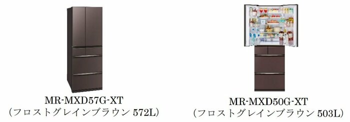 「MXD シリーズ」(「MR-MXD57G」、「MR-MXD50G」 提供:三菱電機)
