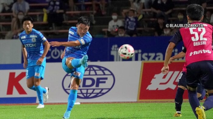 ブラウブリッツ秋田で活躍していた当時の井上さん